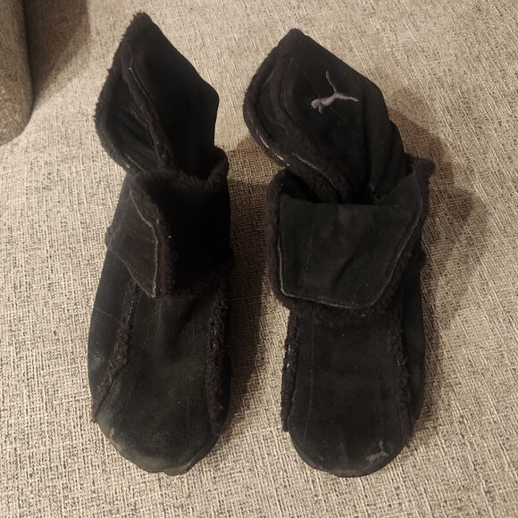 Black Puma Ladies boot/slipper size 7.5 - Picture 10 of 12